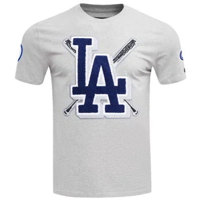 Pro Standard Mens Los Angeles Dodgers  Dodgers Mash Up Sj Tee In Heather Grey
