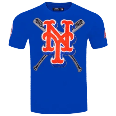 Pro Standard Mens New York Mets  Mets Mash Up Sj Tee In Royal Blue