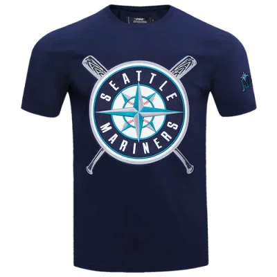 Pro Standard Mens Seattle Mariners  Mariners Mash Up M Sj Tee In Midnight Navy