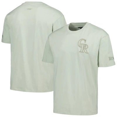 Pro Standard Mint Colorado Rockies Neutral Cj Dropped Shoulders T-shirt