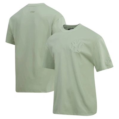 Pro Standard Mint New York Yankees Neutral Cj Dropped Shoulders T-shirt