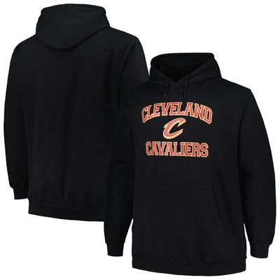 Profile Black Cleveland Cavaliers Big & Tall Heart & Soul Pullover Hoodie
