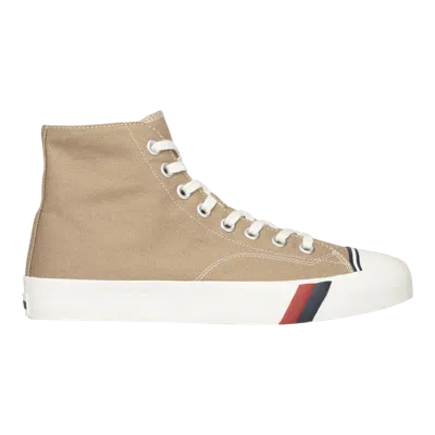 Pro-keds Hi Og Sneaker In Royal/brown/tan Canvas Men Low-top