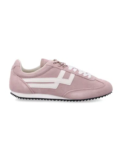 Pro-keds Racer 77 Suede Rubber Sole Sneakers In Pink