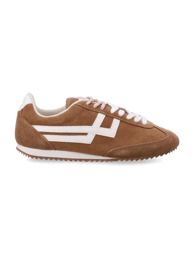 Pro-keds Women's Retro Suede Lace-up Sneakers In Tobacco Ivory