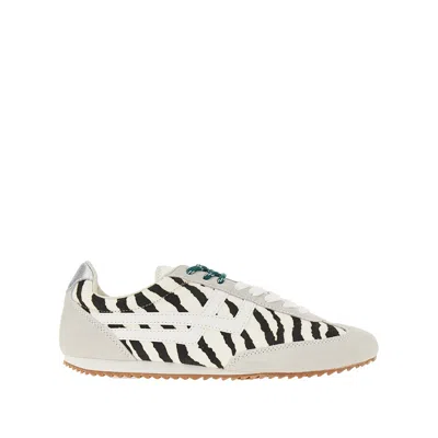 Pro-keds Zebra-striped Calf-hair Racer 77 Sneakers In Multi