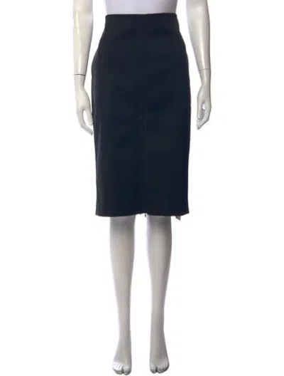 Pre-owned Protagonist Midi Length Skirt In Blue