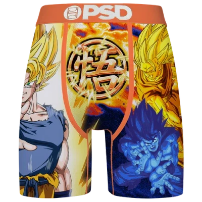 Psd Mens  Super Saiyan Goku In Orange/blue