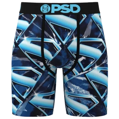 Psd Mens  Superman Genesis Brief In Black/blue