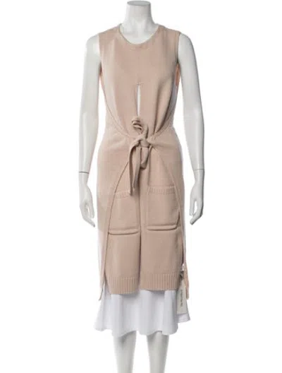 Pre-owned Psophia Wool Crew Neck Sweater W/ Tags In Neutrals