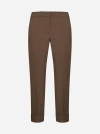 Pt Torino Andrea Wool Trousers In Mid Brown