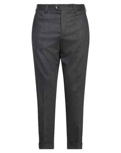 Pt Torino Man Pants Steel Grey Size 36 Virgin Wool, Elastane