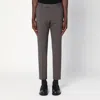 Pt Torino Taupe Colour Wool Trousers In Grey