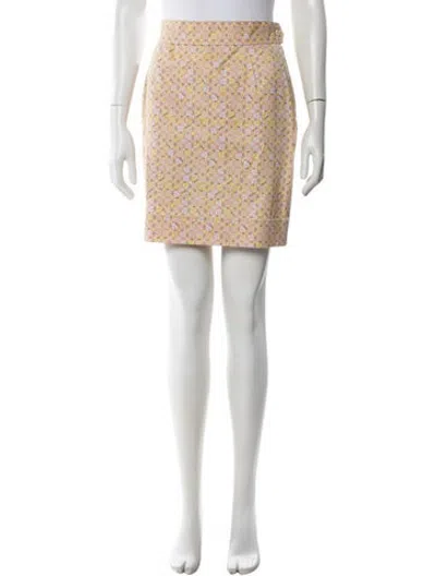 Pre-owned Pucci Patterned Mini Skirt In Multicolor