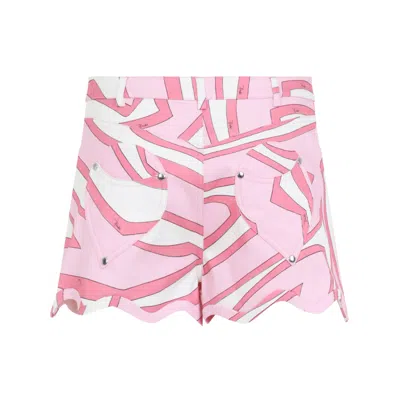 Pucci Pink Abstract Shorts