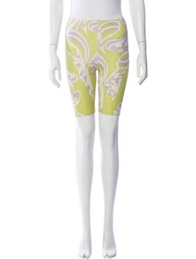 Pre-owned Pucci Printed Knee-length Shorts In Green