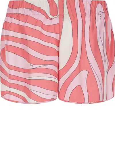 Pucci Shorts In Pink