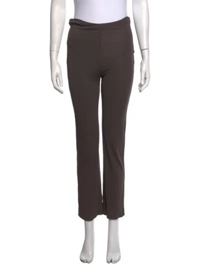 Pre-owned Pucci Straight Leg Pants In Brown