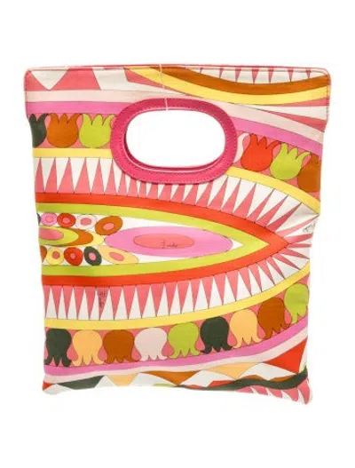 Pre-owned Pucci Top Handle Bag In Multicolor