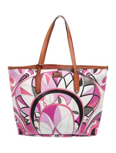 Pre-owned Pucci Tote In Pink