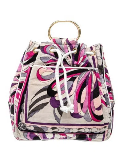 Pre-owned Pucci Tote Vintage In Multicolor