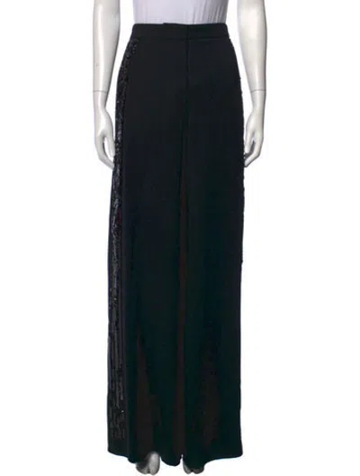 Pre-owned Pucci Wide Leg Pants In Black