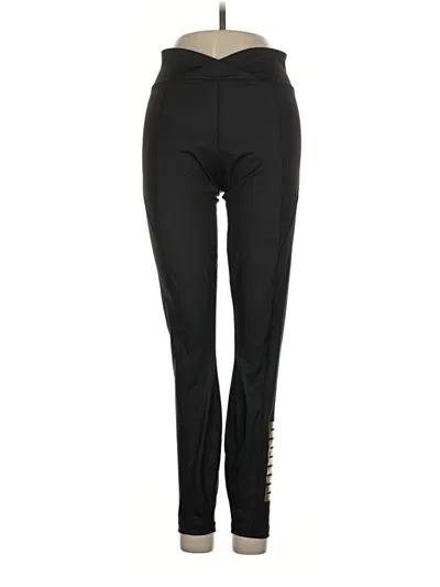 Pre-owned Puma Active Pants In Black