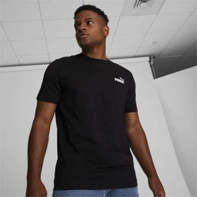 Puma Essentials No. 1 Logo Men's T-shirt In Black
