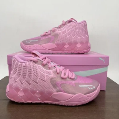 Pre-owned Puma Mb.01 Lamelo Ball Iridescent Pink Gs Size 7y / 8.5 Women 30989201