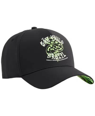Puma Men's F1 Brazil Adjustable Baseball Cap In  Black-green Glare