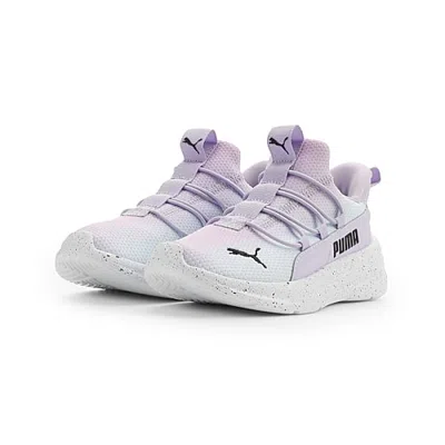 Puma One4all 2.0 Little Kid Girls Running Shoes In Purple
