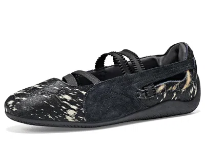 Puma Speedcat Ballet Shoes Women's Flat Shoes  Black/ Gold: 10 B - Medium, Suede In Multi