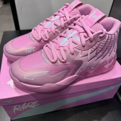 Pre-owned Puma X Lamelo Mb.01 ‘iridescent' Lilac Chiffon/aqua Pink 309755-01 Ship Fast In Multicolor