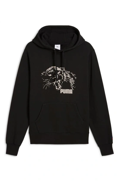 Puma X Noah Logo Graphic Hoodie In  Black