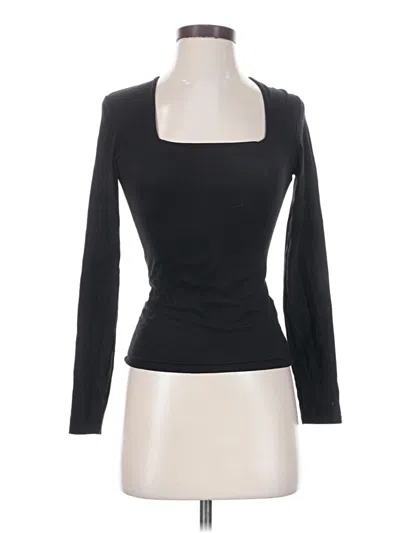 Pre-owned Pumiey Long Sleeve T-shirt In Black