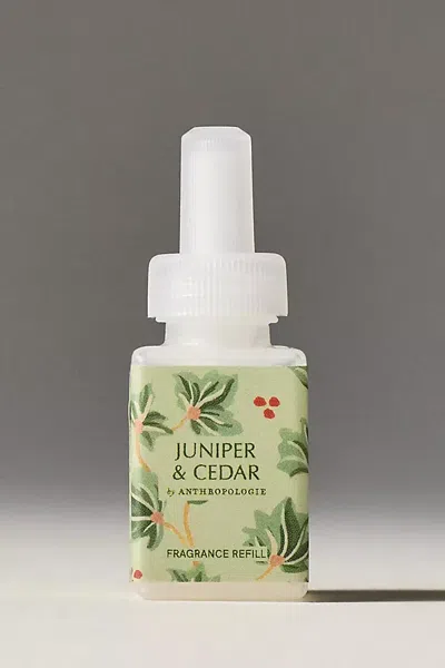 Pura X Anthropologie Woody Juniper & Cedar Home Fragrance Oil Refill In Green