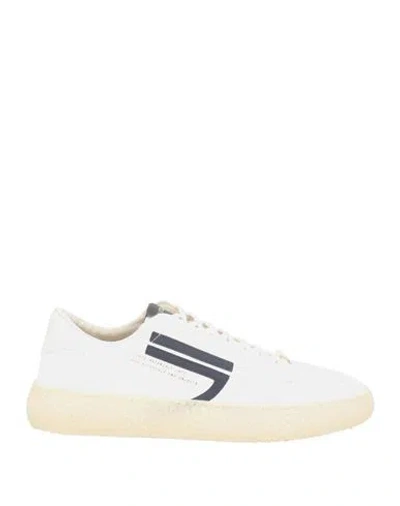 Puraai Man Sneakers White Size 9 Soft Leather