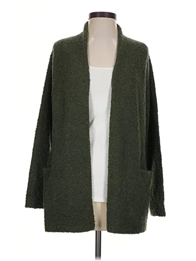 Pre-owned Purejill Cardigan Sweater In Green