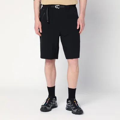 Purple Mountain Observatory Black Bermuda In Mixed Nylon