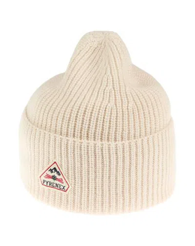 Pyrenex Man Hat Ivory Size Onesize Viscose, Wool, Recycled Polyamide, Cashmere In White