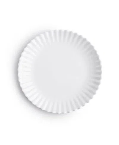 Q Squared Patio Luxe Dinnerware Collection In White