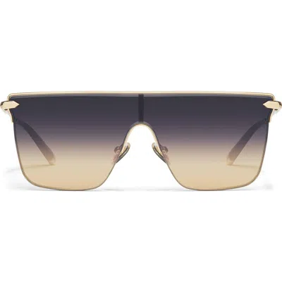 Quay Nightfall Gem 138mm Gradient Shield Sunglasses In Multi