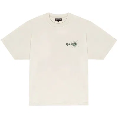 Pre-owned Quiet Golf Shatter T-shirt 'bone' In Cream
