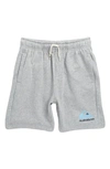 Quiksilver Kids' Easy Day Track Shorts In Light Grey Heather