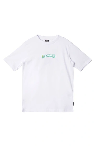 Quiksilver Kids' Island Sunrise Graphic T-shirt In White