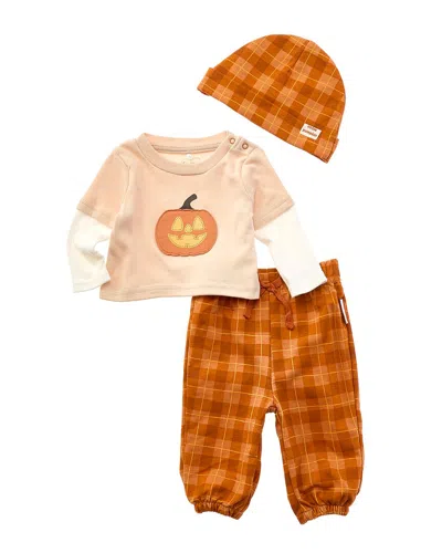 Quiltex Kids' 3pc Little Pumpkin Pant Set In Multi