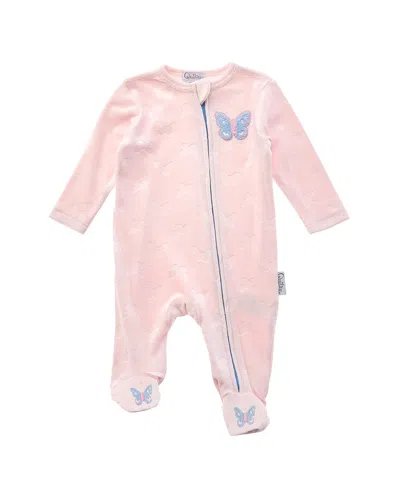 Quiltex Kids' Butterfly Embossed Single Sleep N Play In Pink