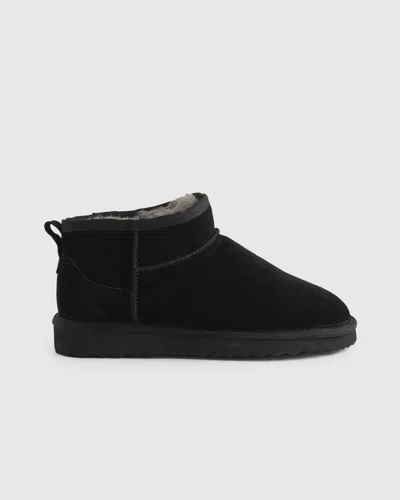 Quince Australian Shearling Mini Boot In Black