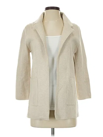 Pre-owned Quince Cardigan Sweater In Ivory