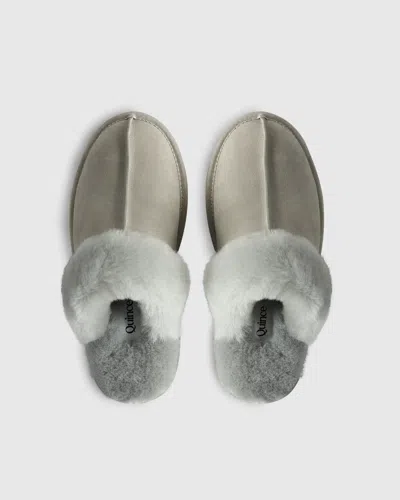 Quince Women's Australian Shearling Scuff Slipper In Light Grey